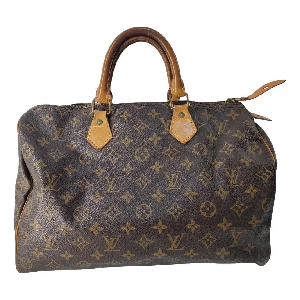 Speedy leather handbag