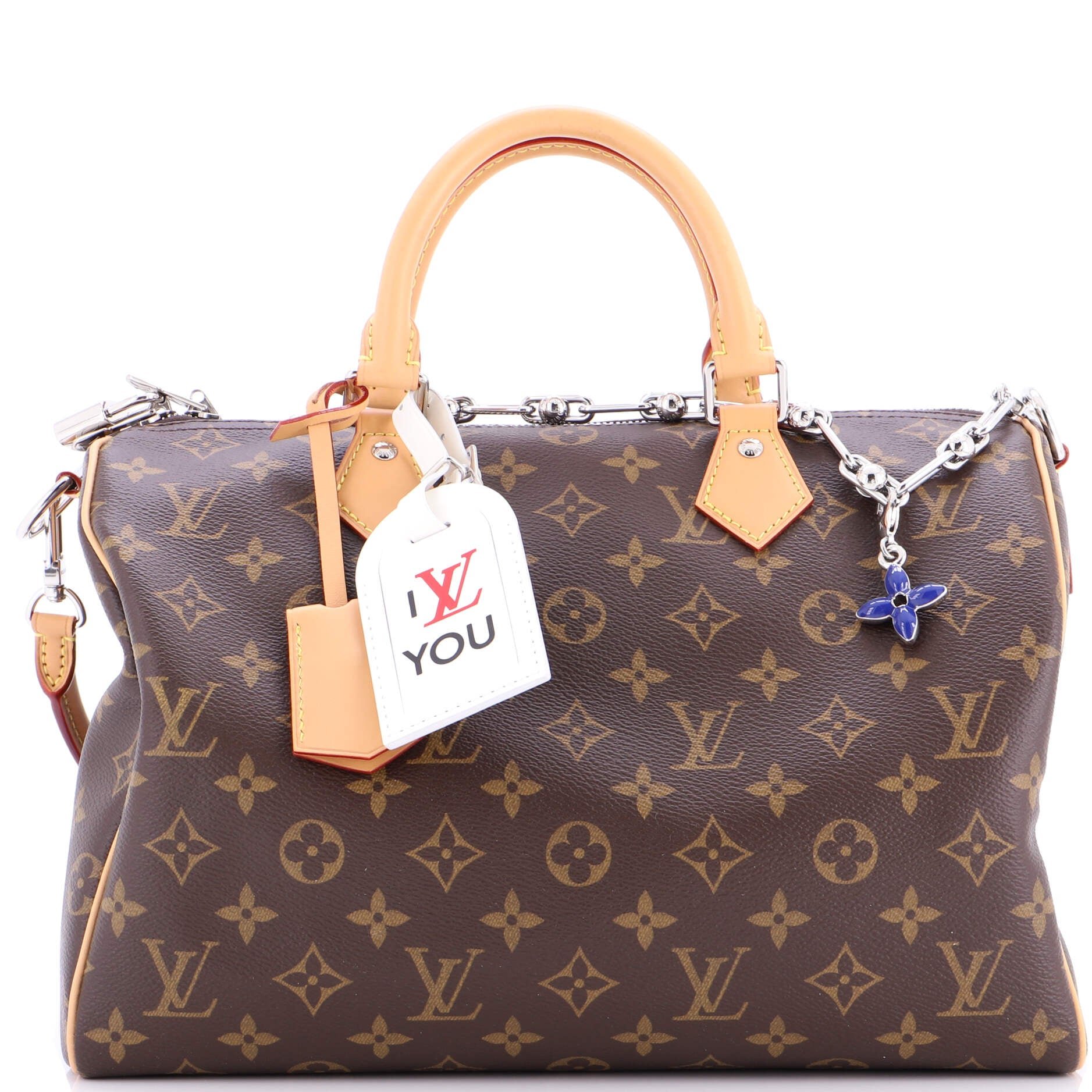 Louis Vuitton Speedy Soft Bandouliere Bag Limited Edition 57th Street NYC Monogram Canvas 30