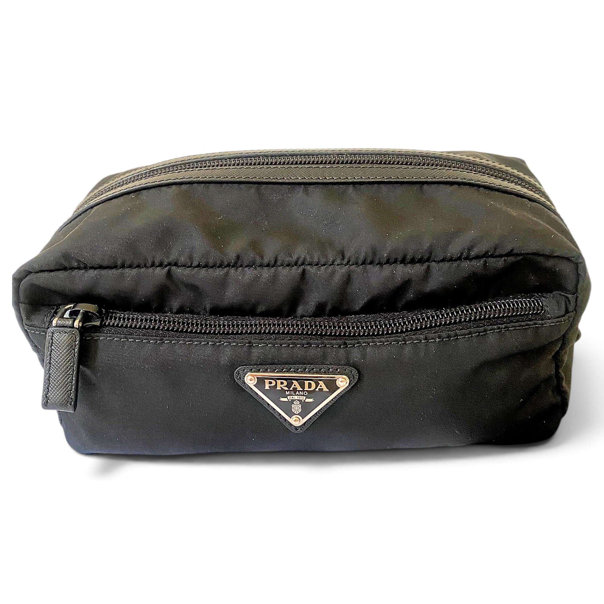 Re-edition cloth clutch bag