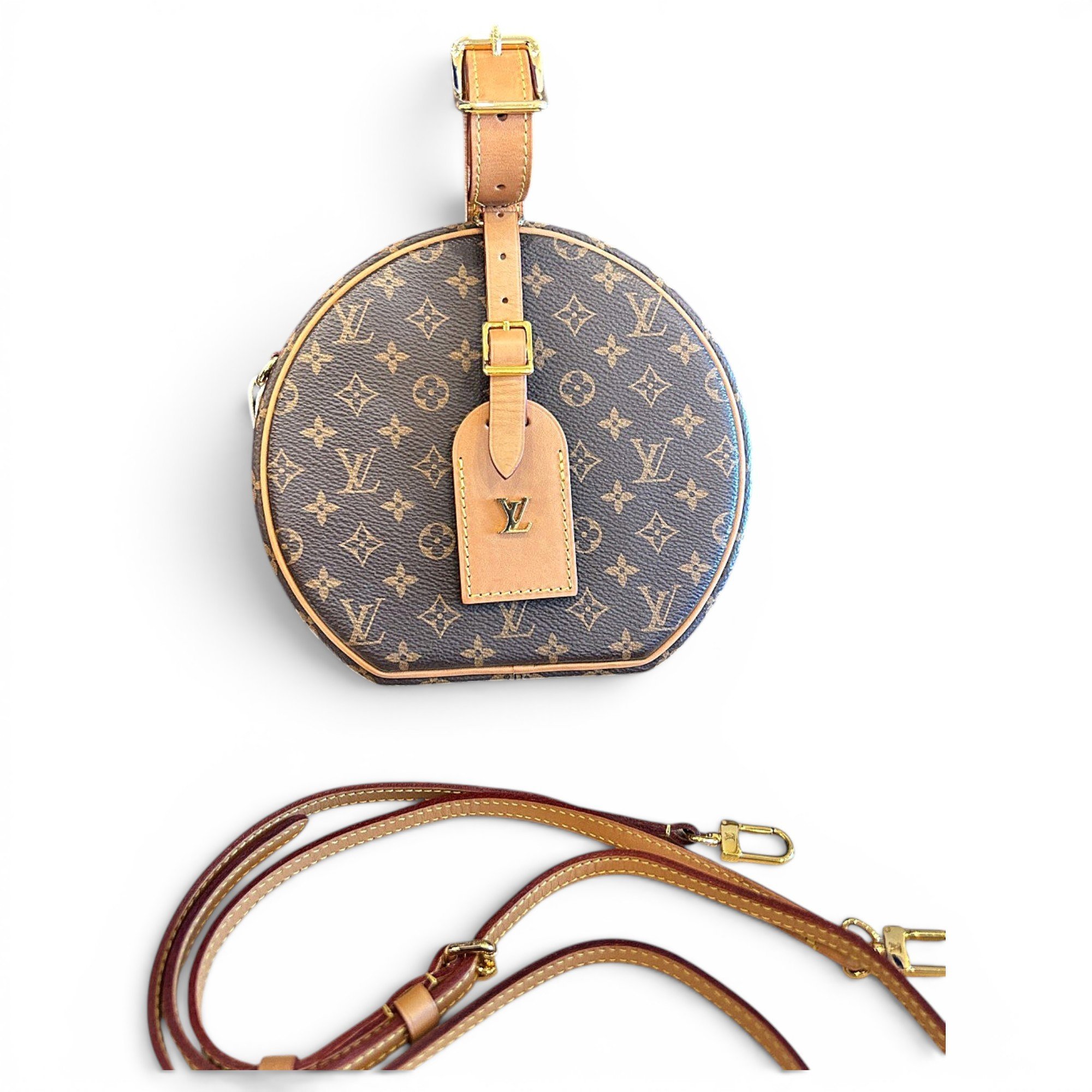 Petite Boîte Chapeau vinyl crossbody bag