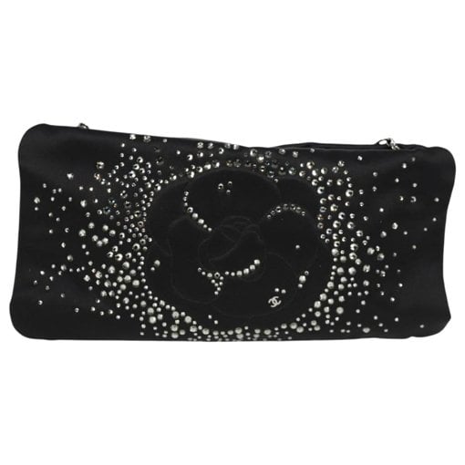 Silk clutch bag