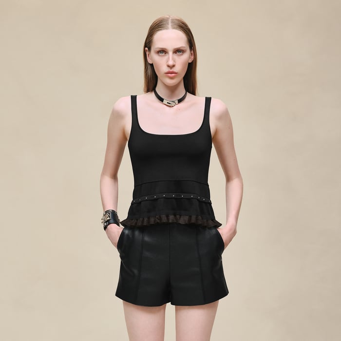 Noir Jewel Tank Top