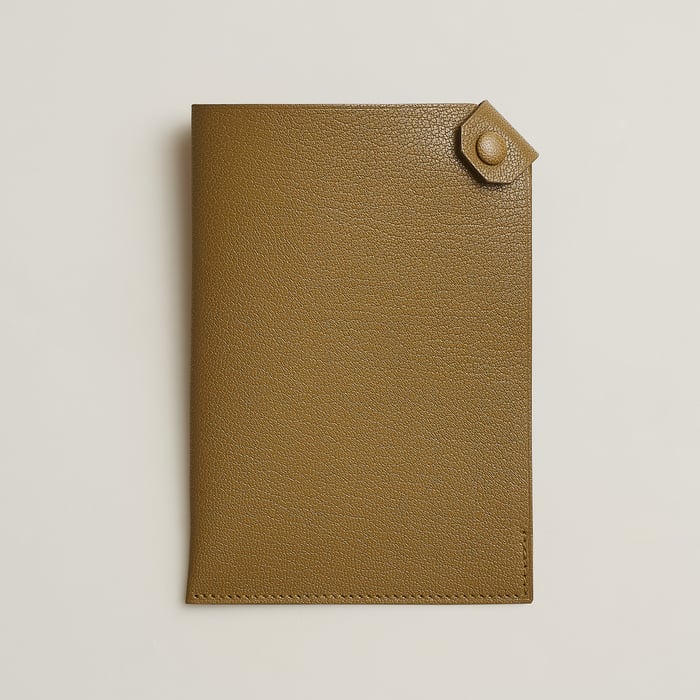 Bronze Doré Tarmac Passport Holder