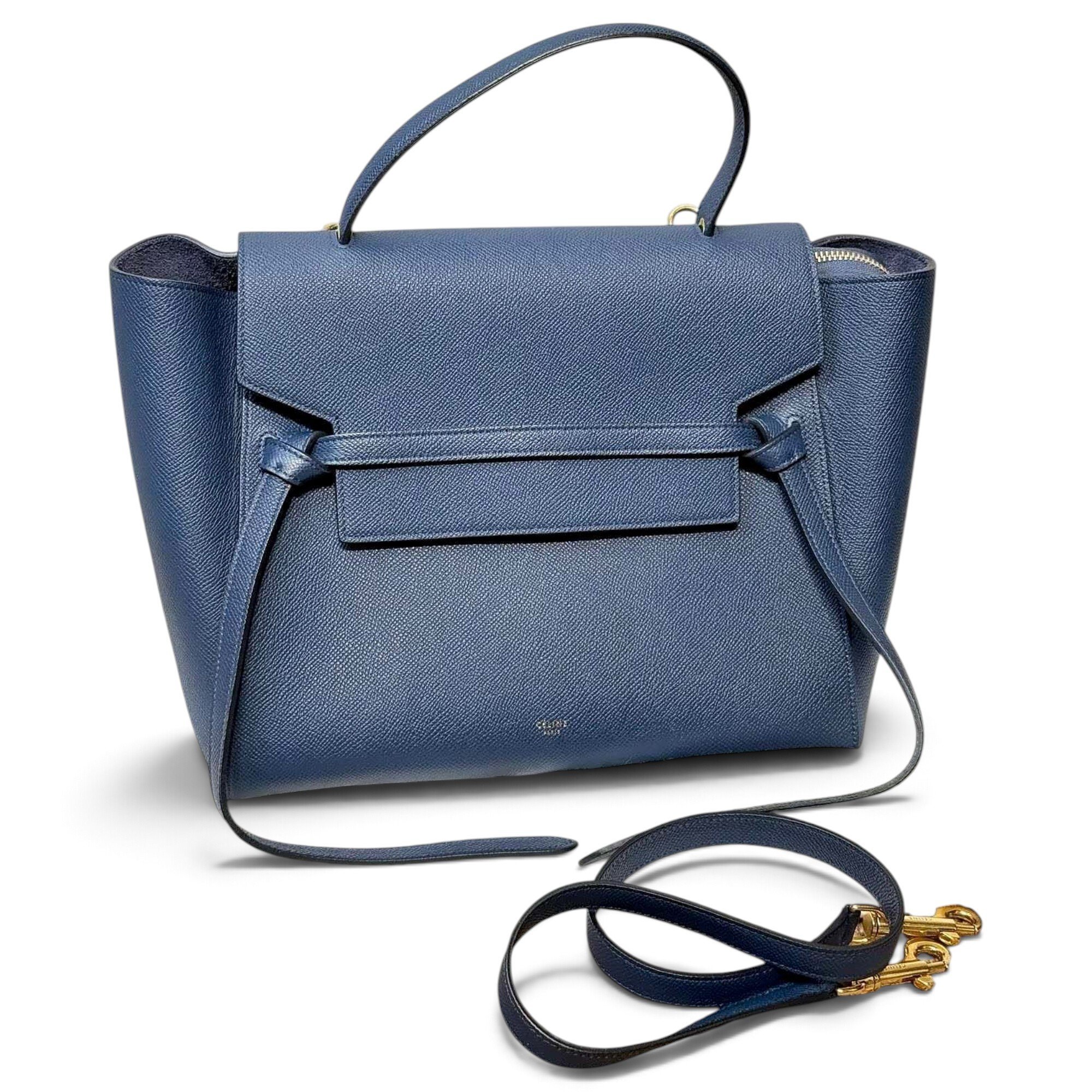 Belt leather handbag