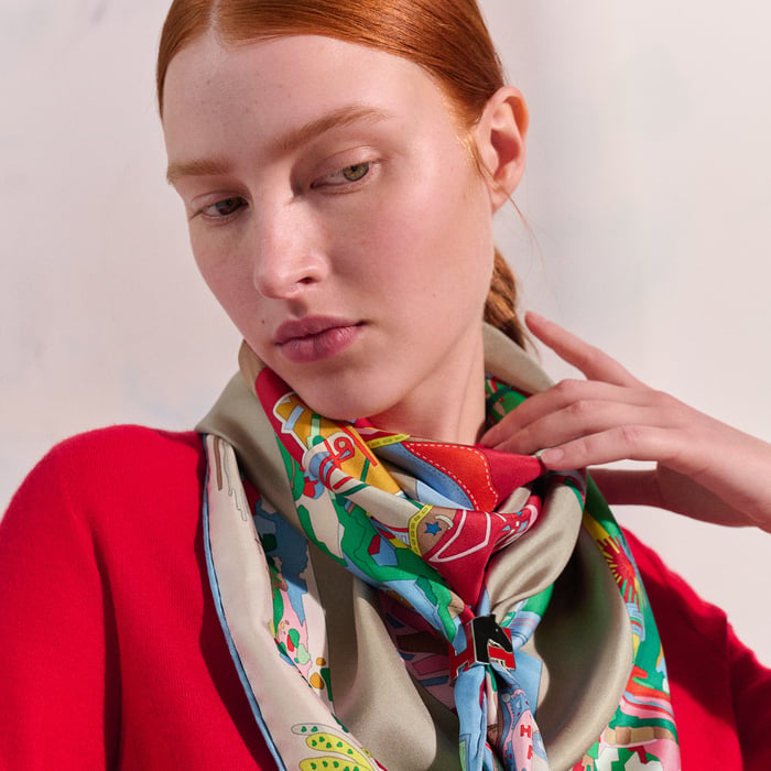 H Cheval Scarf Ring