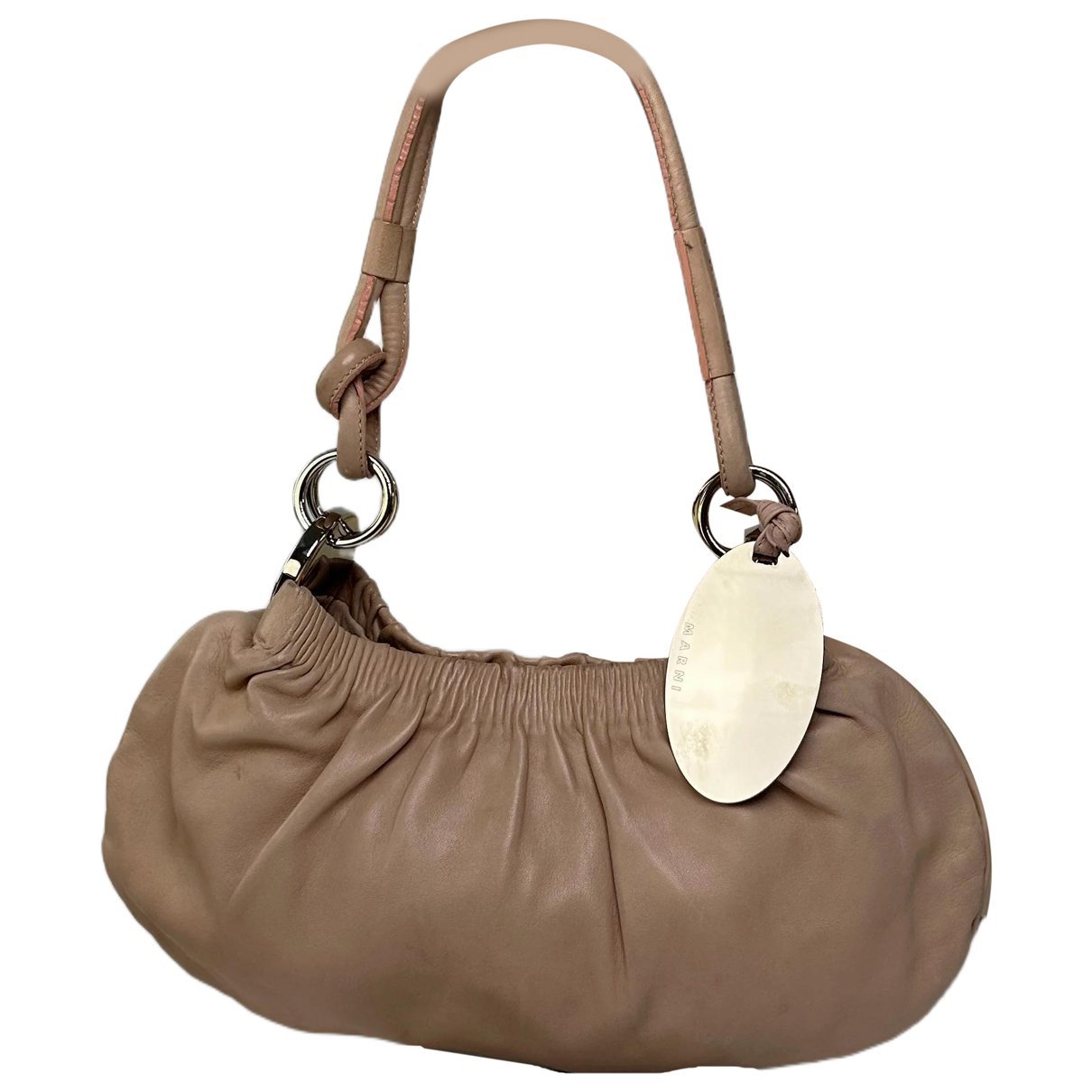 Trunk leather handbag