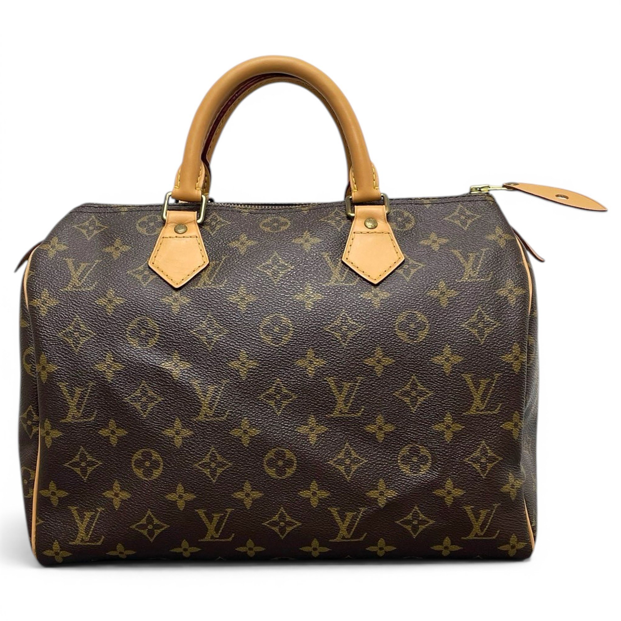 Speedy leather handbag