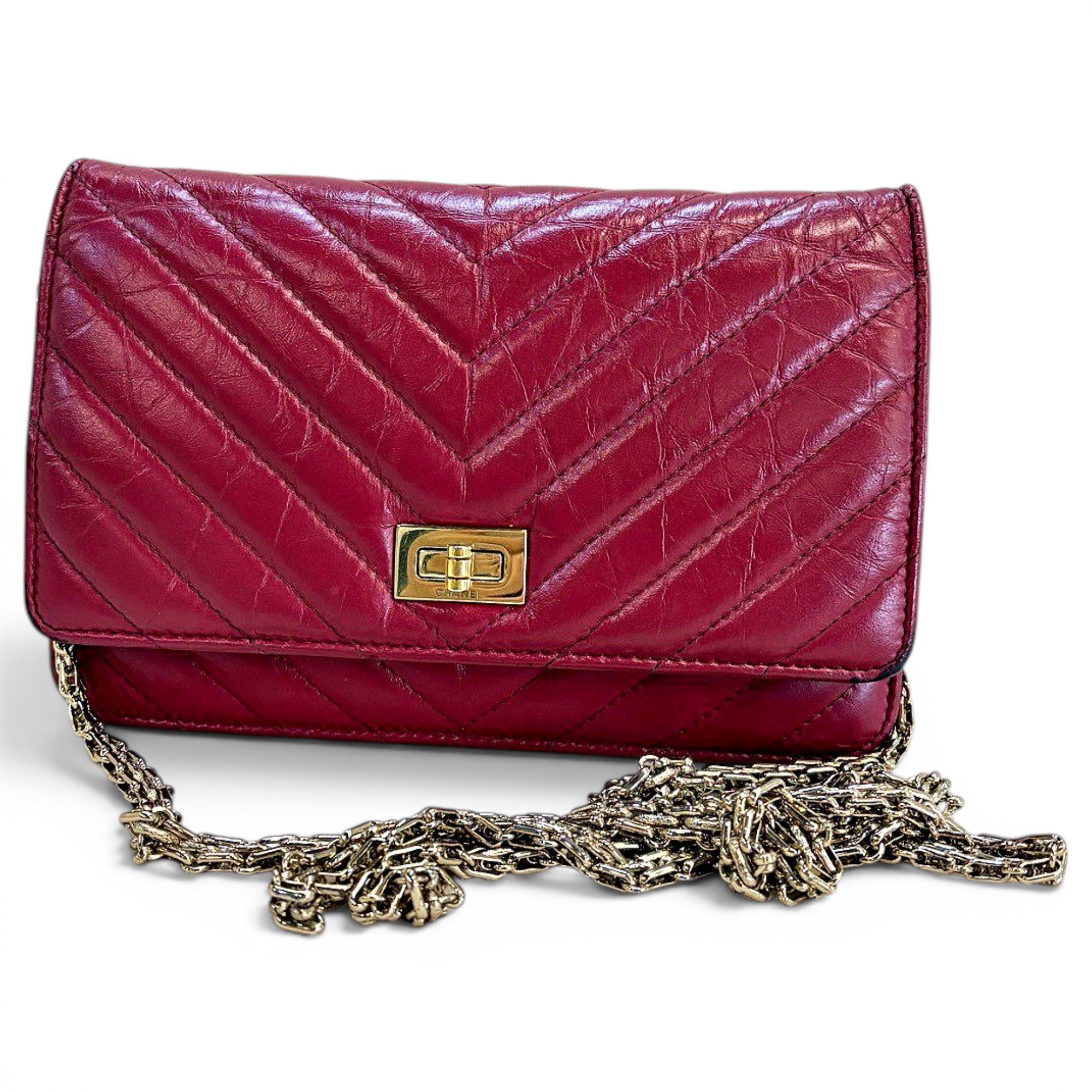 Wallet On Chain 2.55 leather handbag