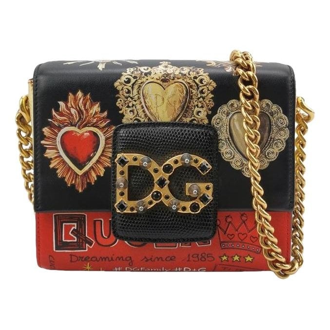 Dolce & Gabbana DG Amore leather handbag