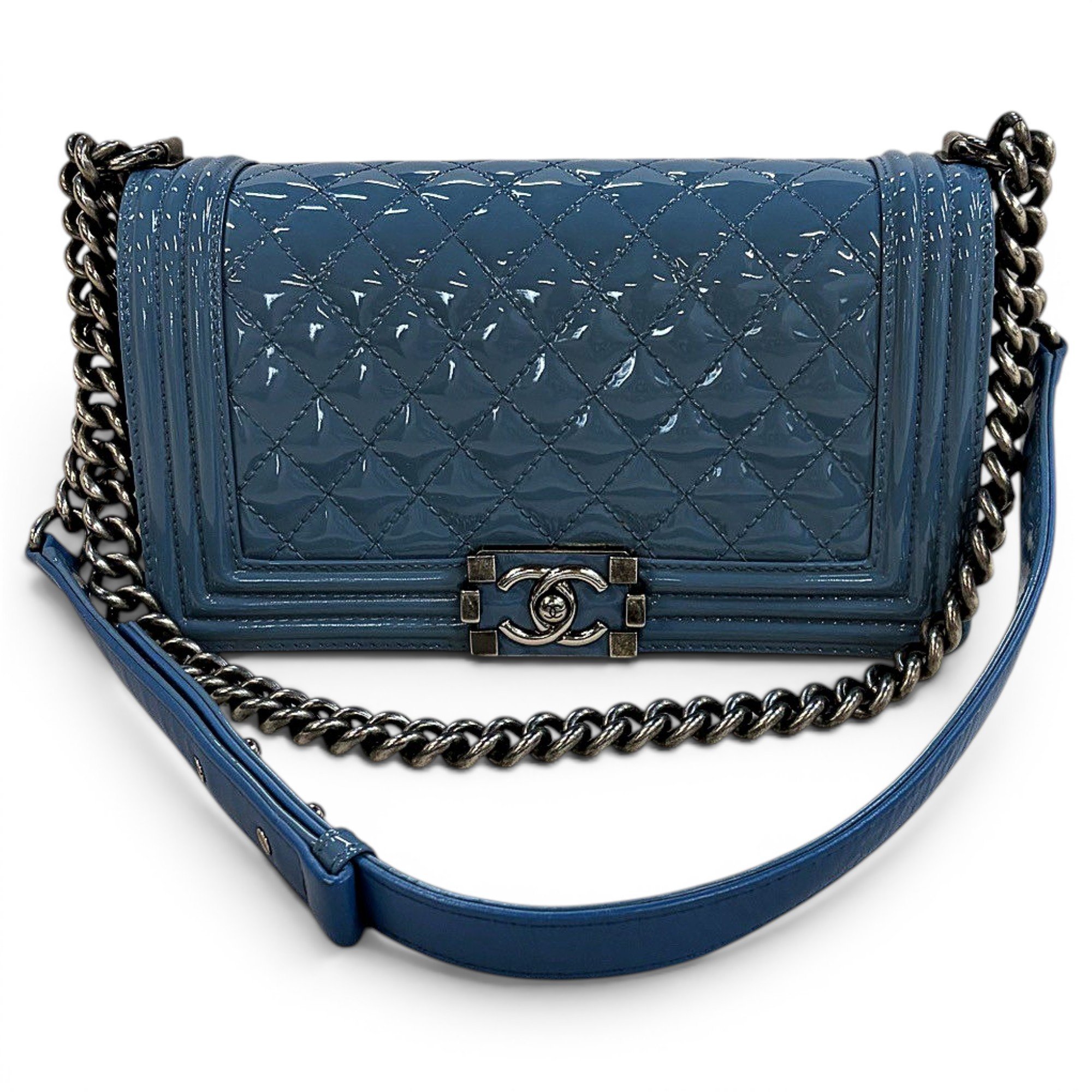 Boy leather crossbody bag