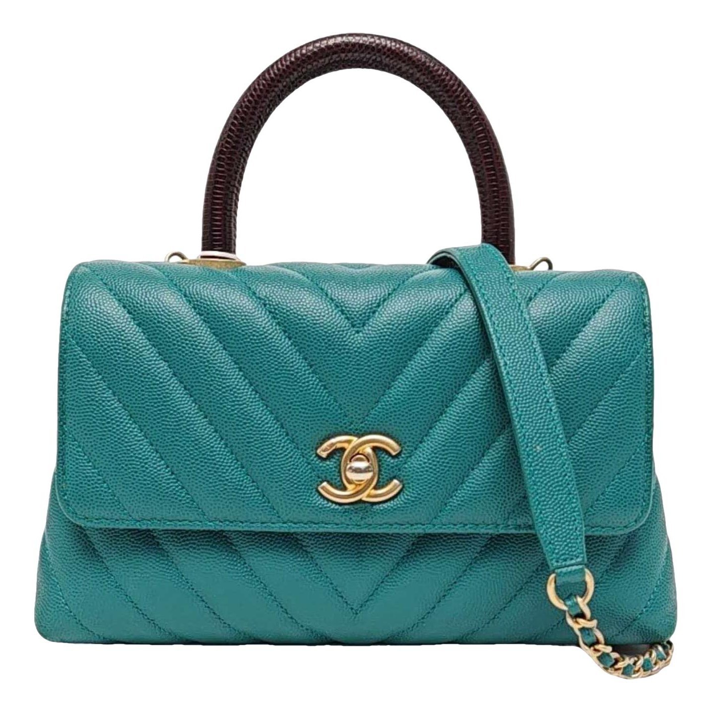 Coco Handle leather handbag