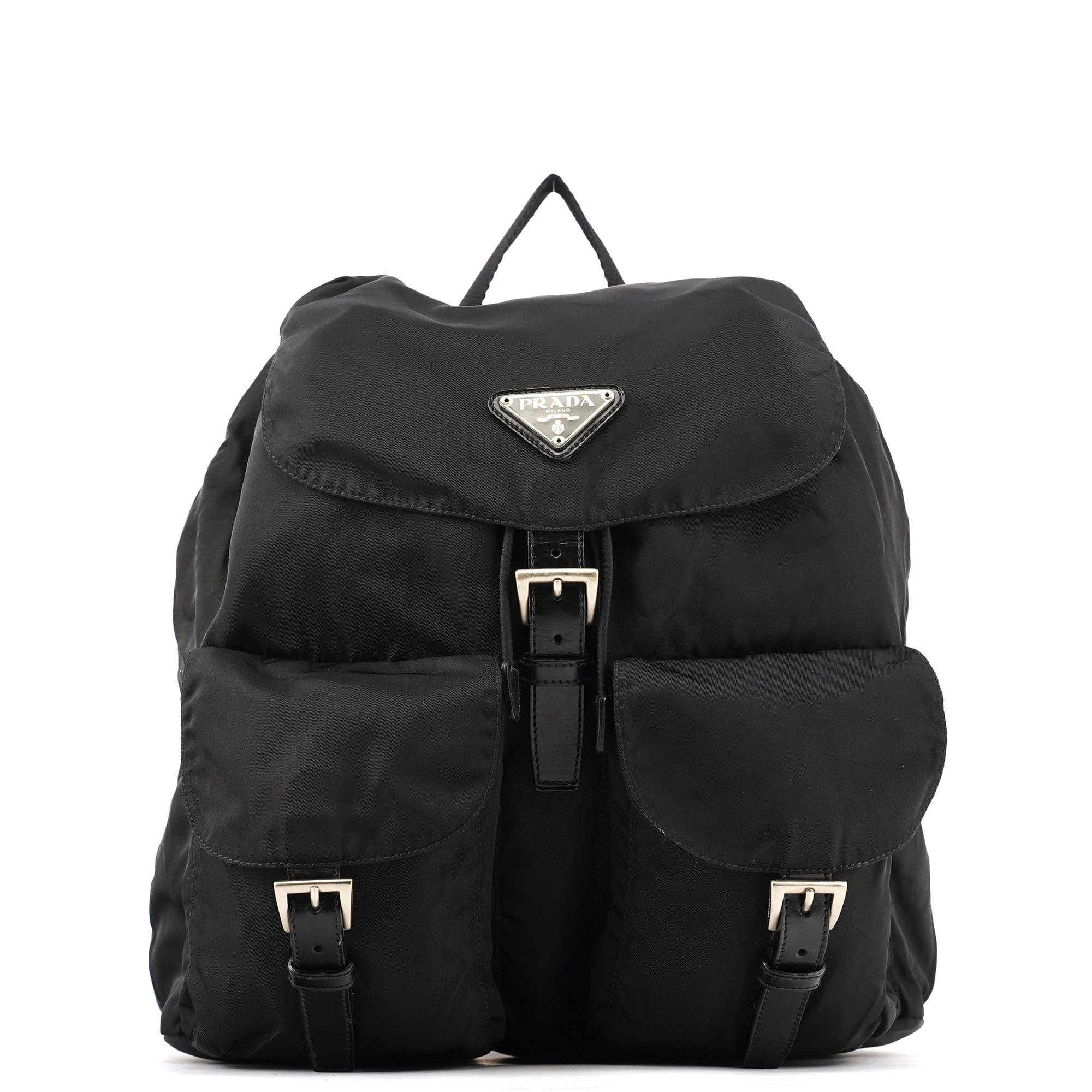 Leather backpack