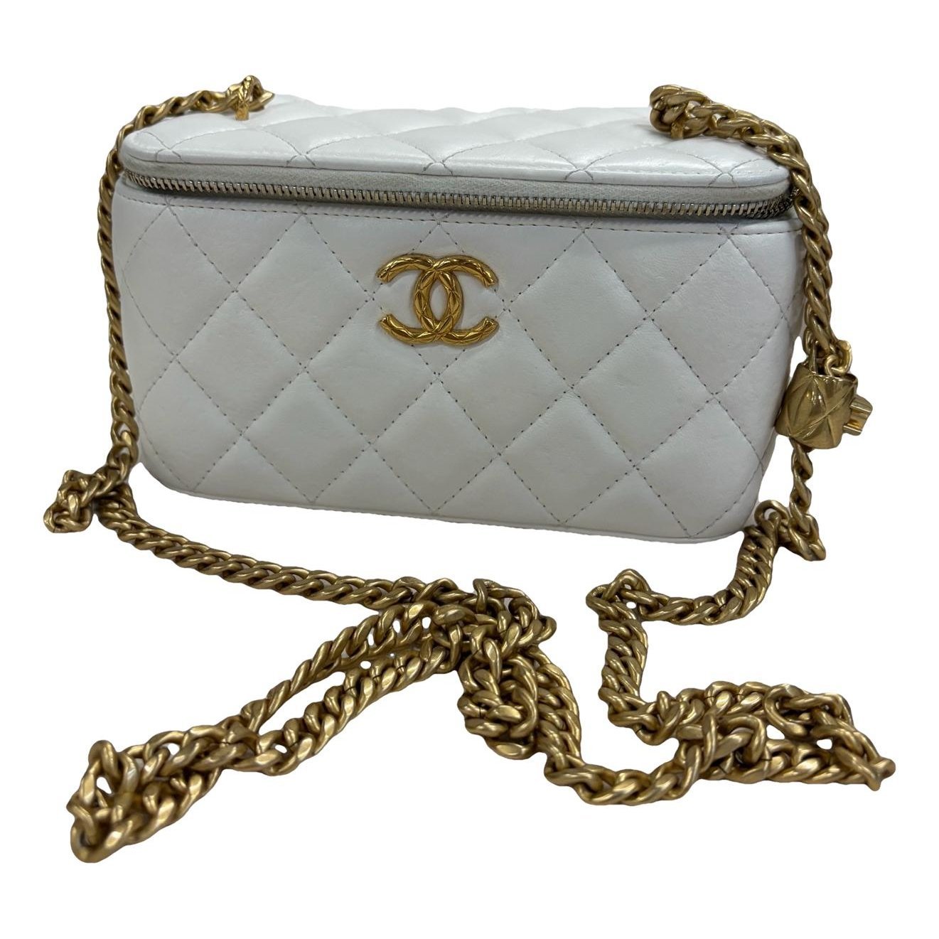 Trendy CC Vanity leather handbag