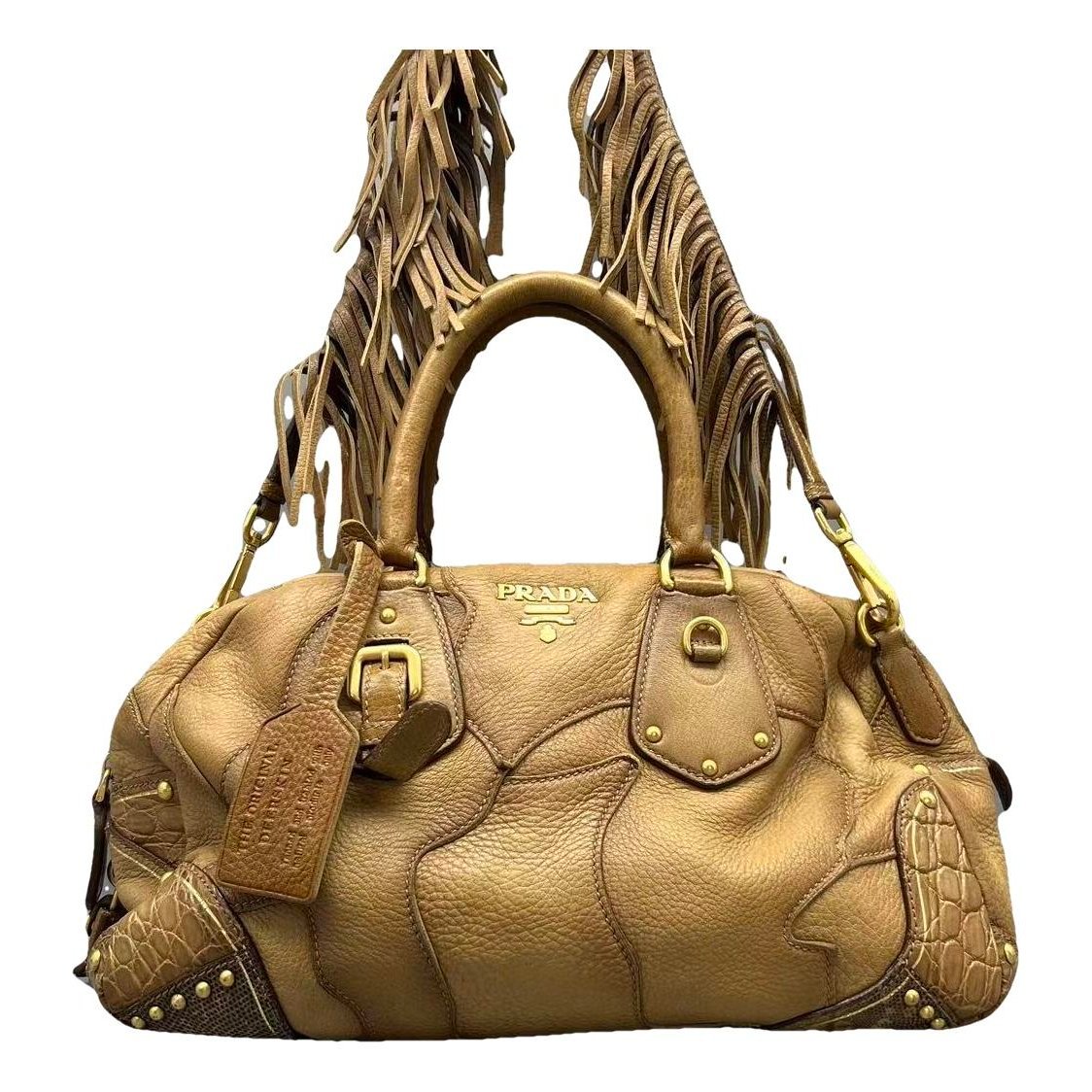 Leather handbag