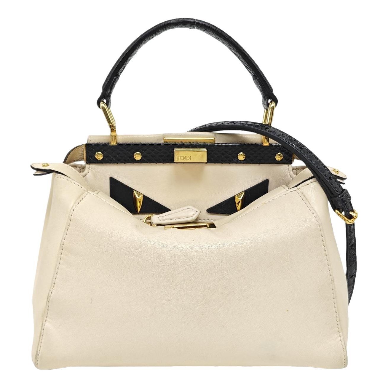 Peekaboo leather crossbody bag