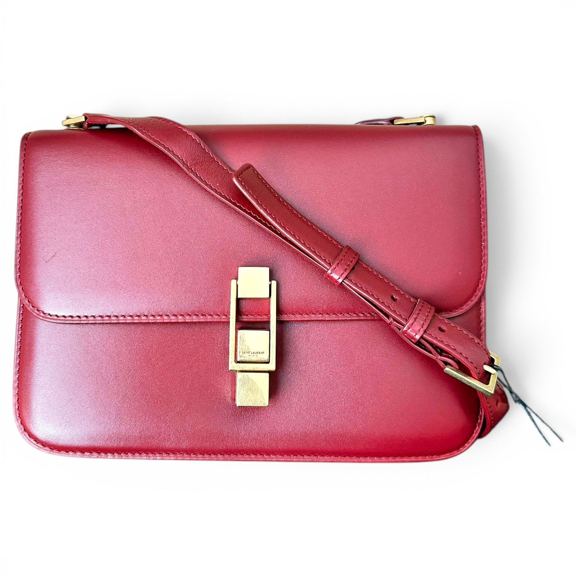 Carré leather crossbody bag