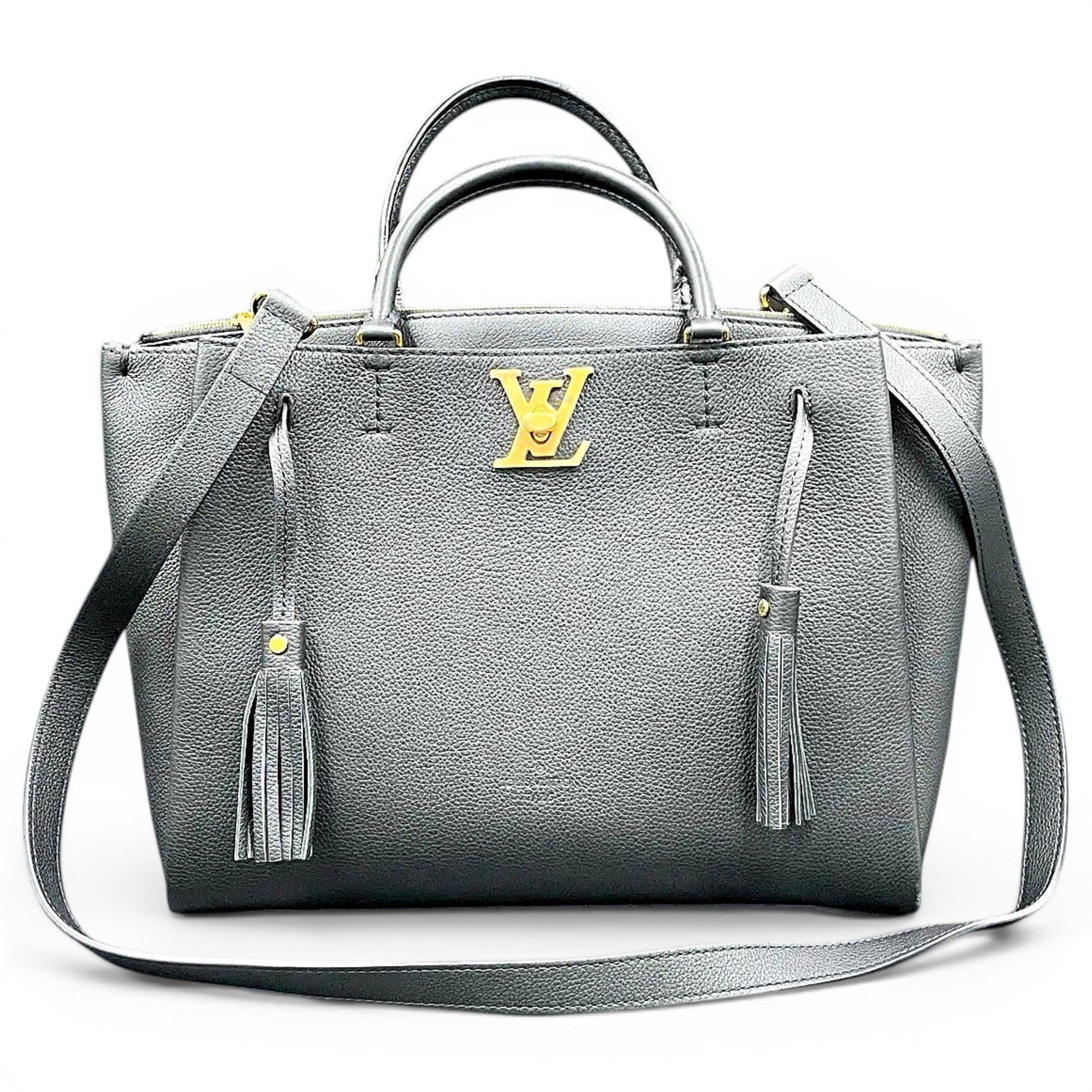 Lockme leather handbag