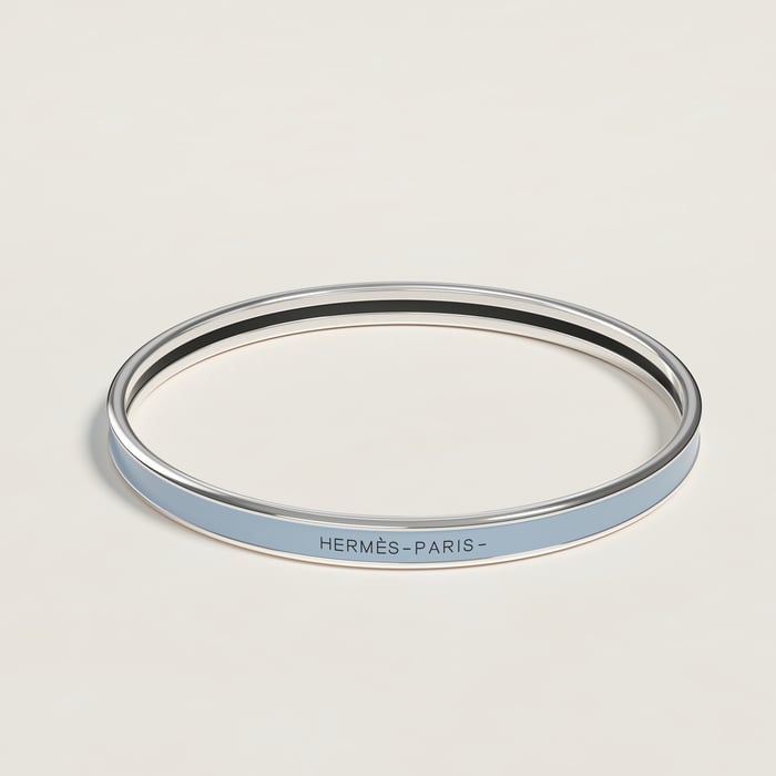 Bleu Ciel Uni Bangle