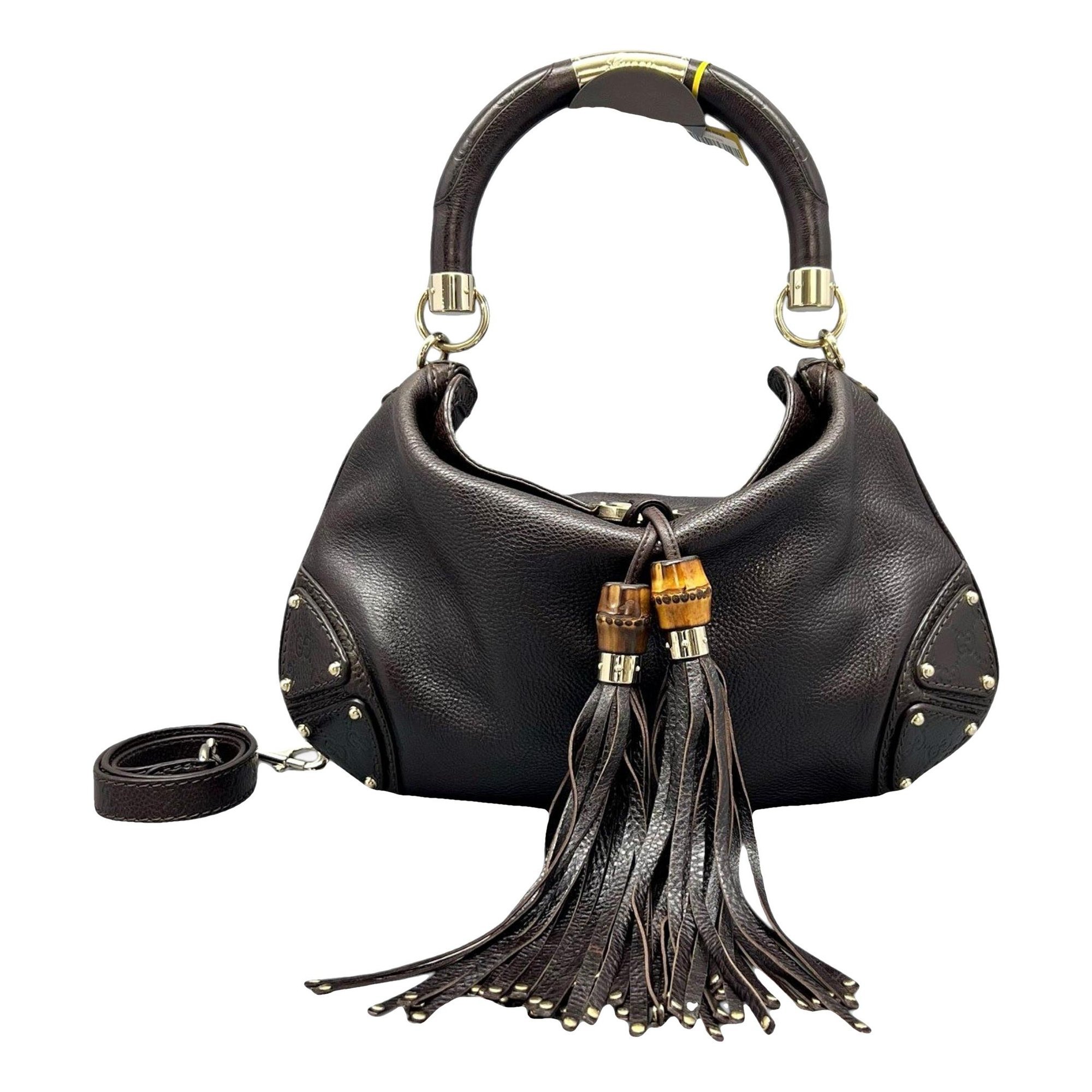Bamboo leather bag