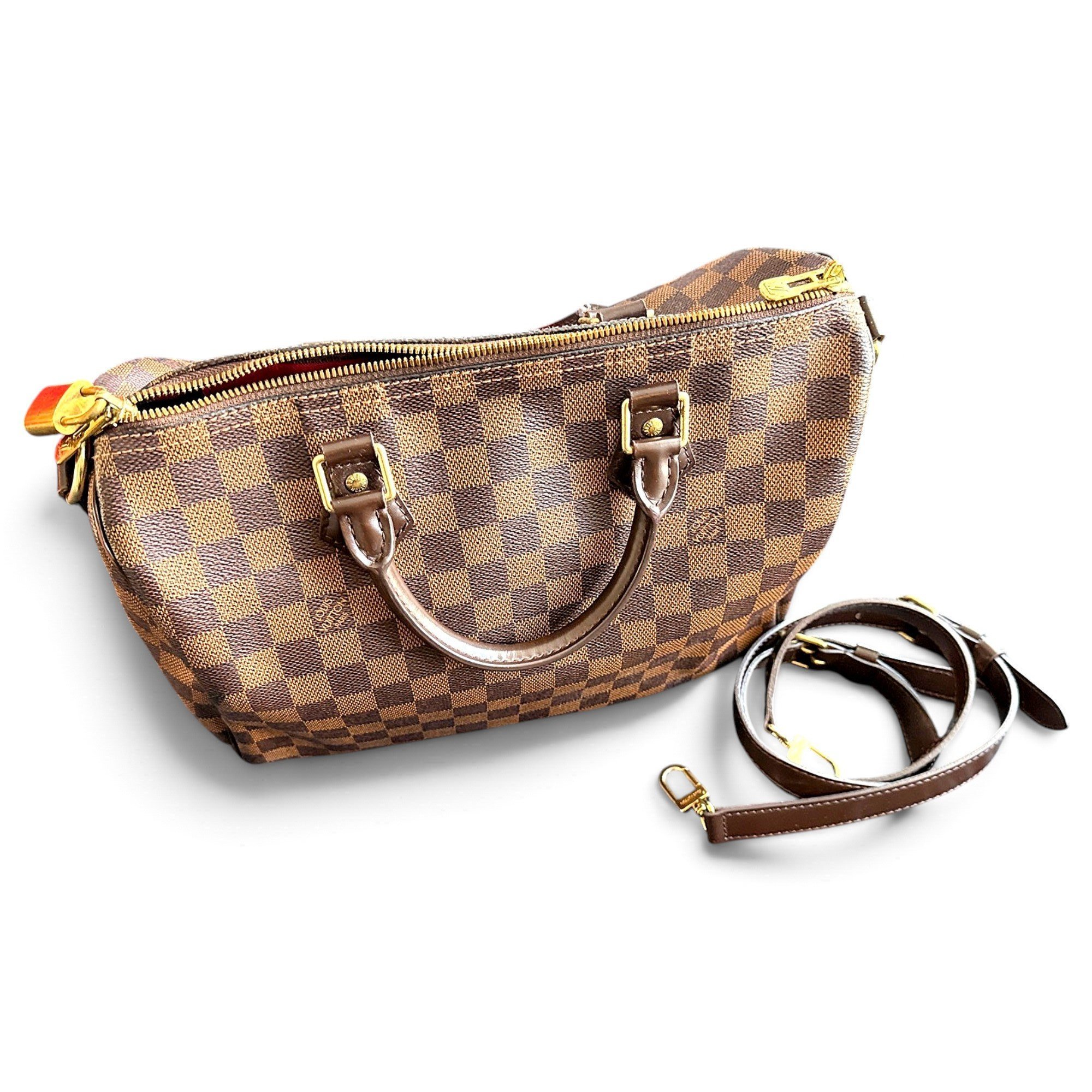 Speedy Bandoulière leather crossbody bag