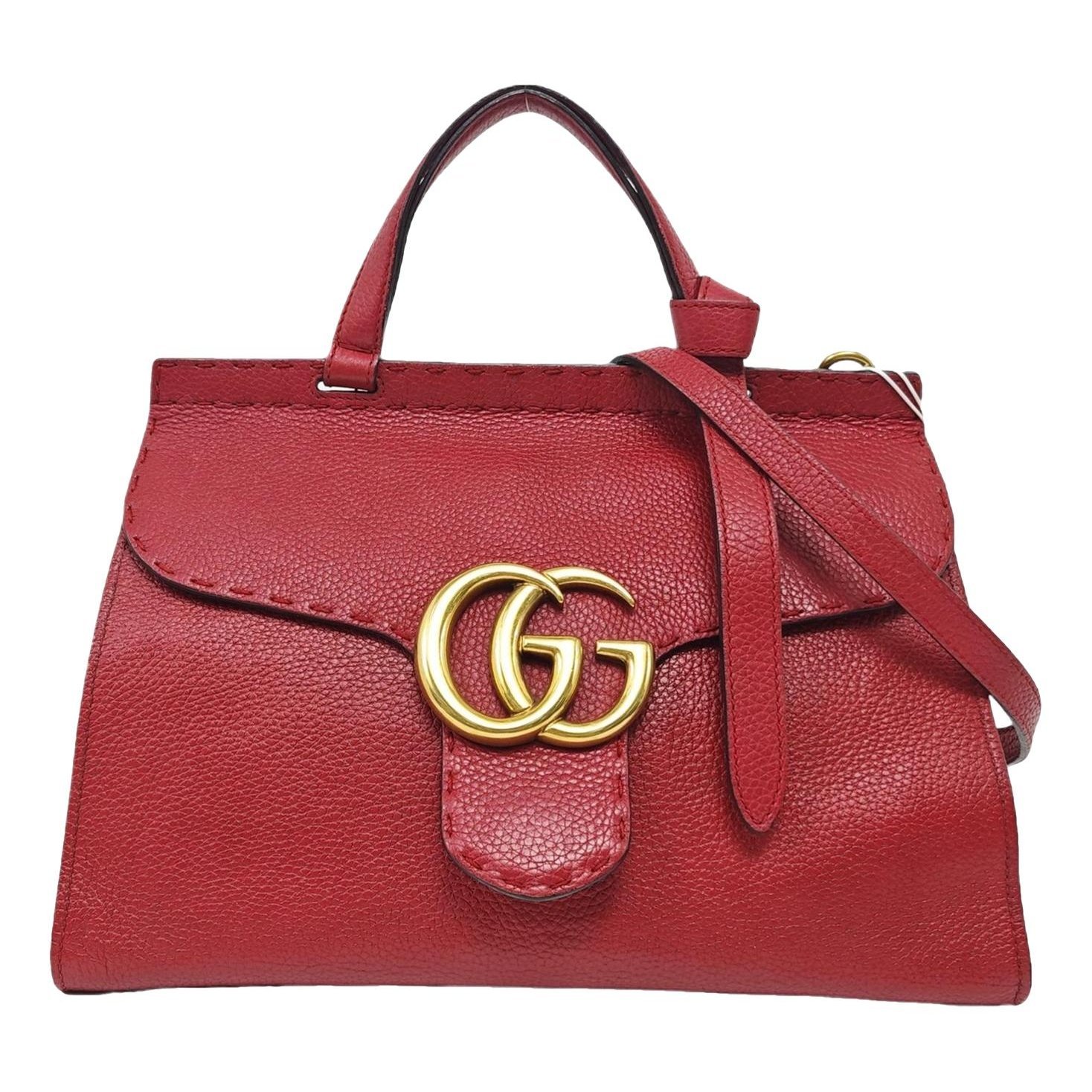 Leather handbag