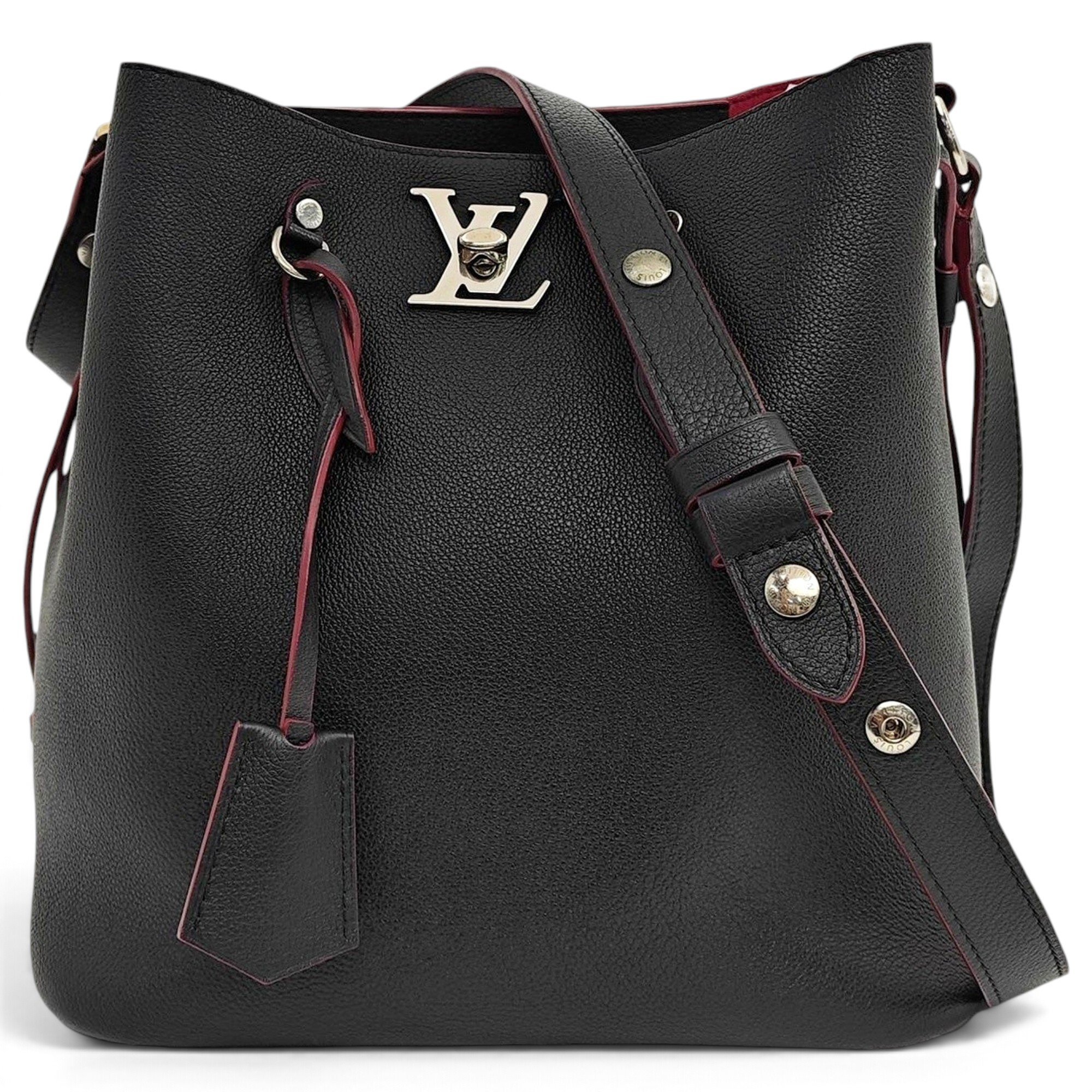 Lockme leather handbag