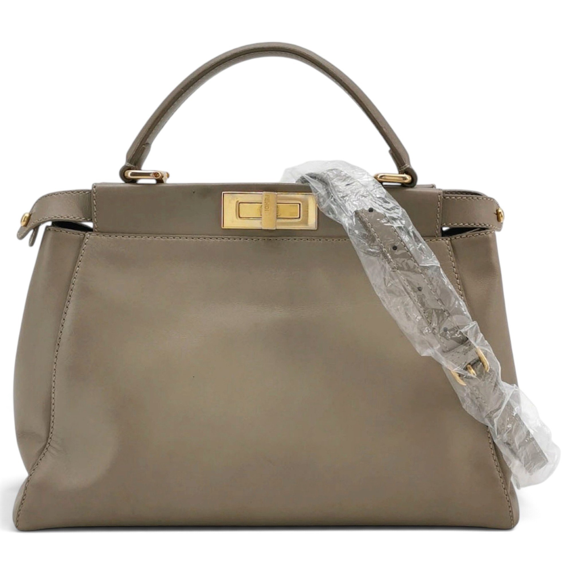 Peekaboo leather handbag