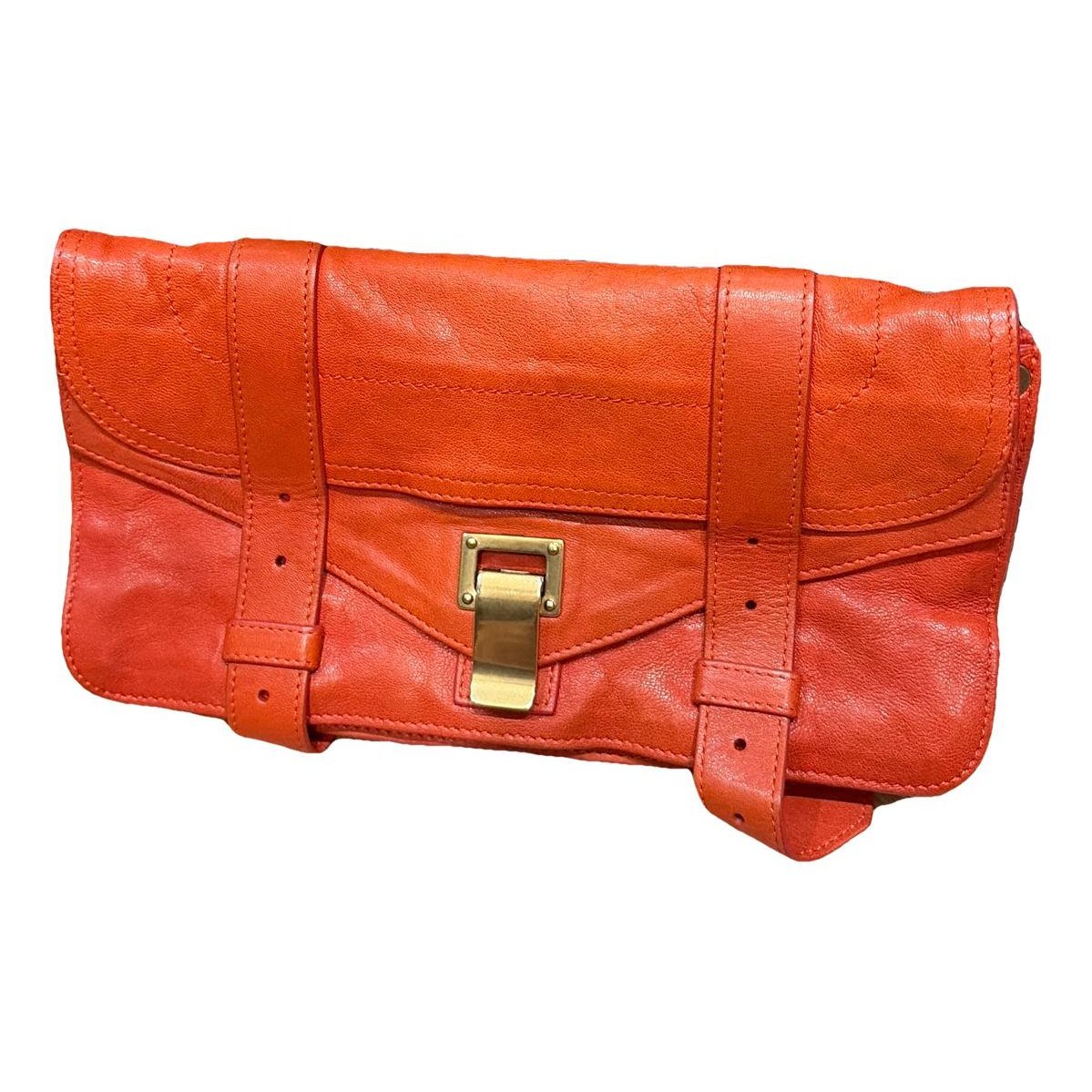 Proenza Schouler PS1 Touch leather clutch bag
