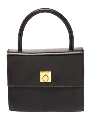 Leather Top Handle Bag Vintage