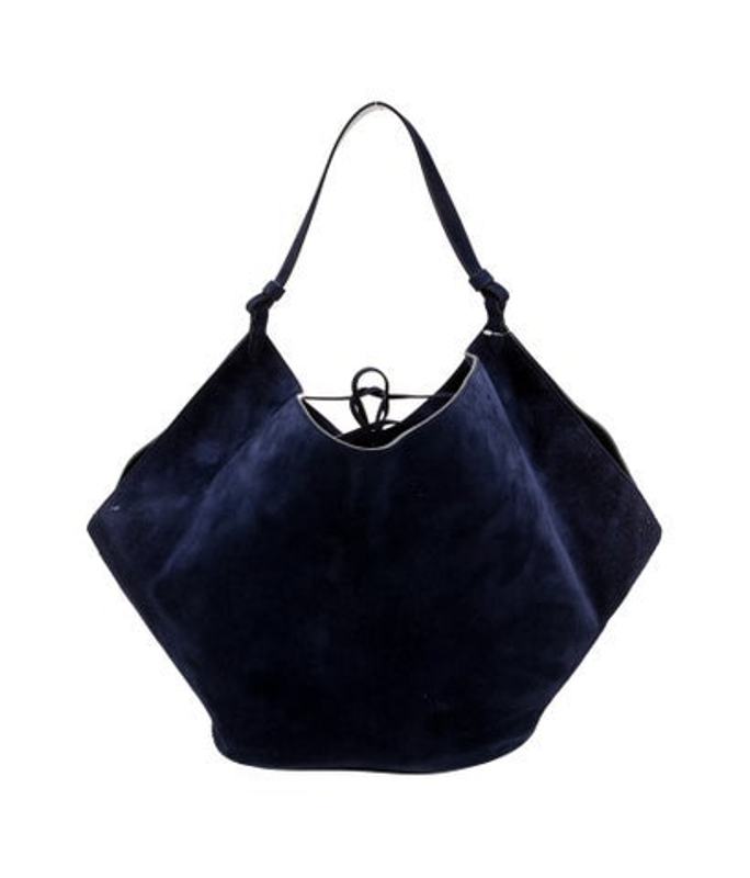 Khaite Suede Shoulder Bag