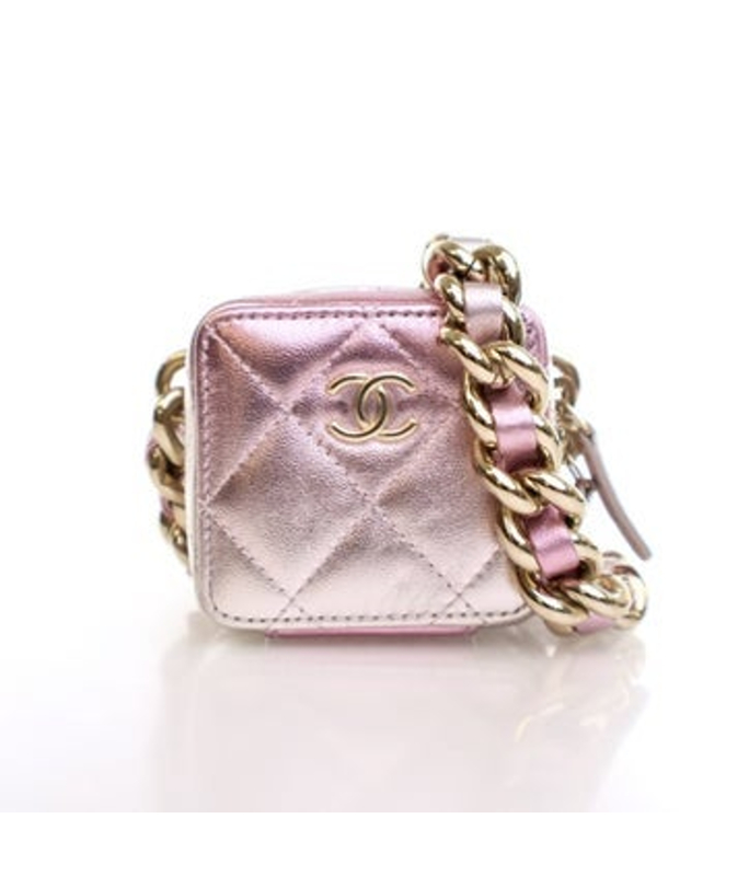 Chanel Interlocking Cc Coco Punk Cube Clutch With Chain