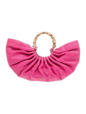 Raffia Top Handle Bag