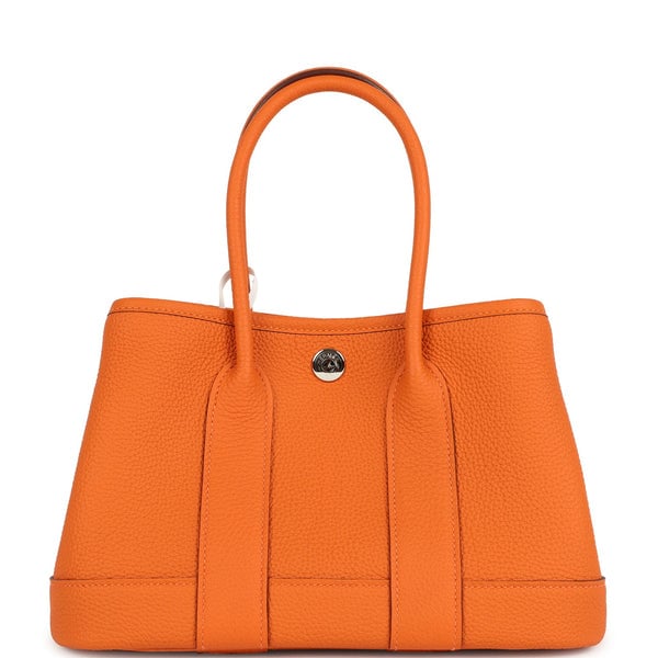 Hermes Hermes Garden Party Neo 23 Orange Togo Palladium Hardware