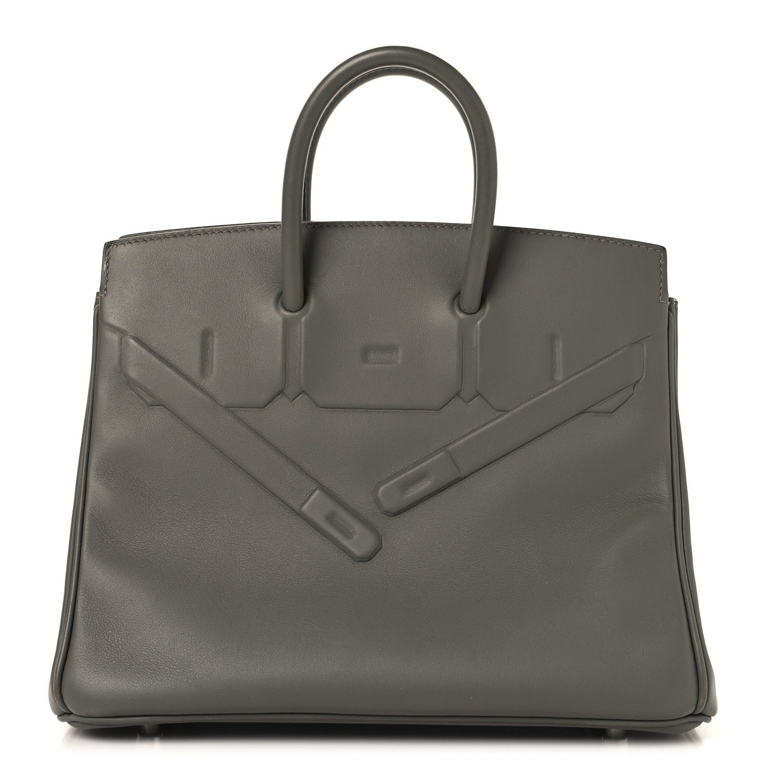 Hermes Swift Birkin Shadow 25 Gris Meyer