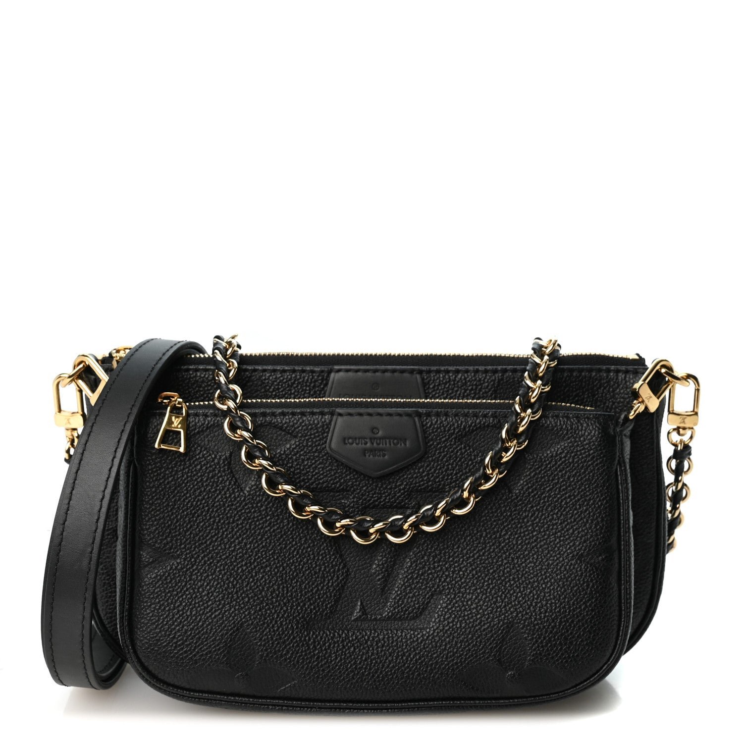 Louis Vuitton Empreinte Monogram Giant Multi Pochette Accessories Black
