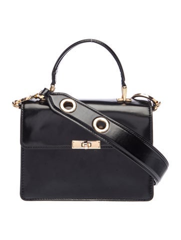 Leather Top Handle Bag