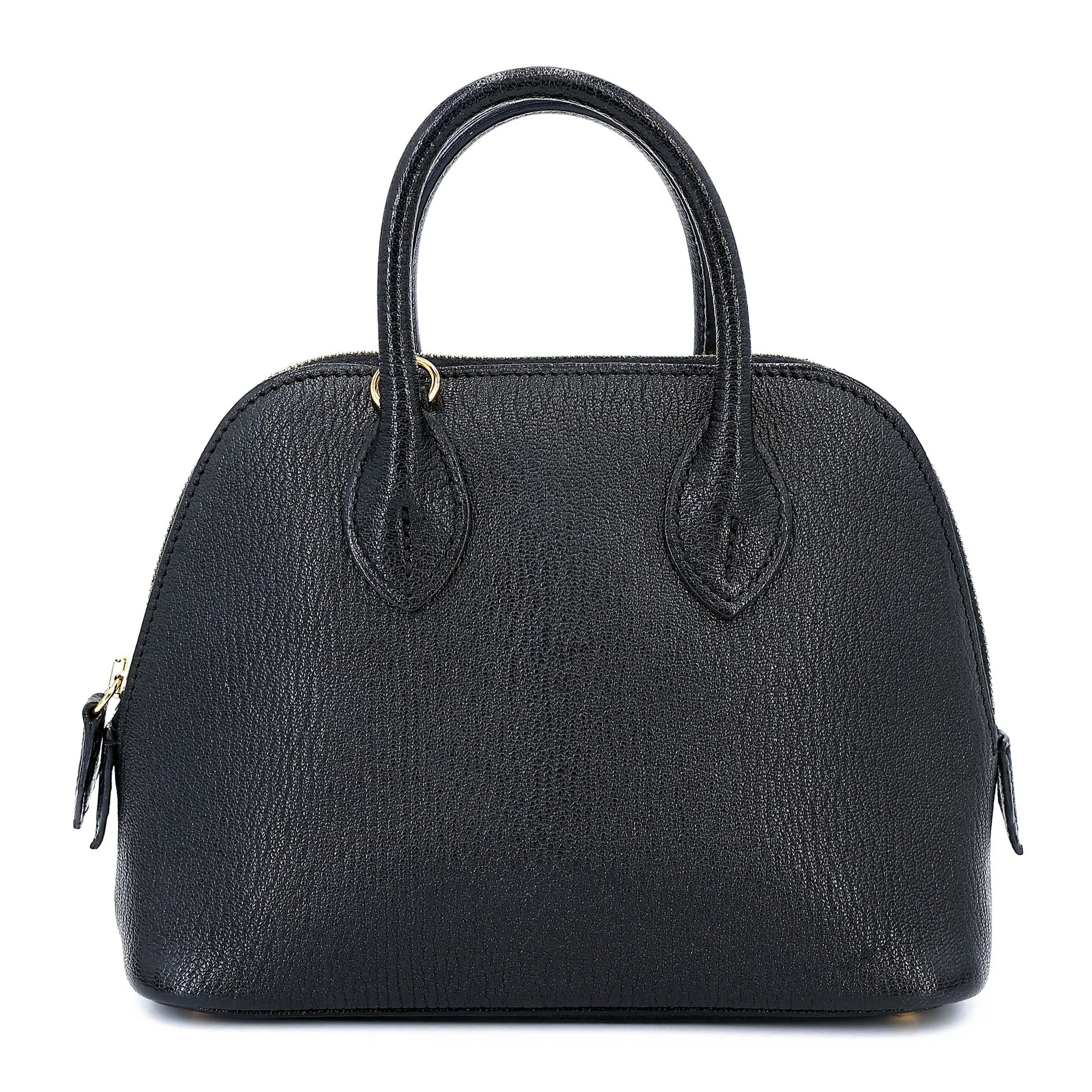 Very Good ( Rank A) HERMÈS Mini Bolide 1923 Noir (89) Chevre Gold hardware D (2019)