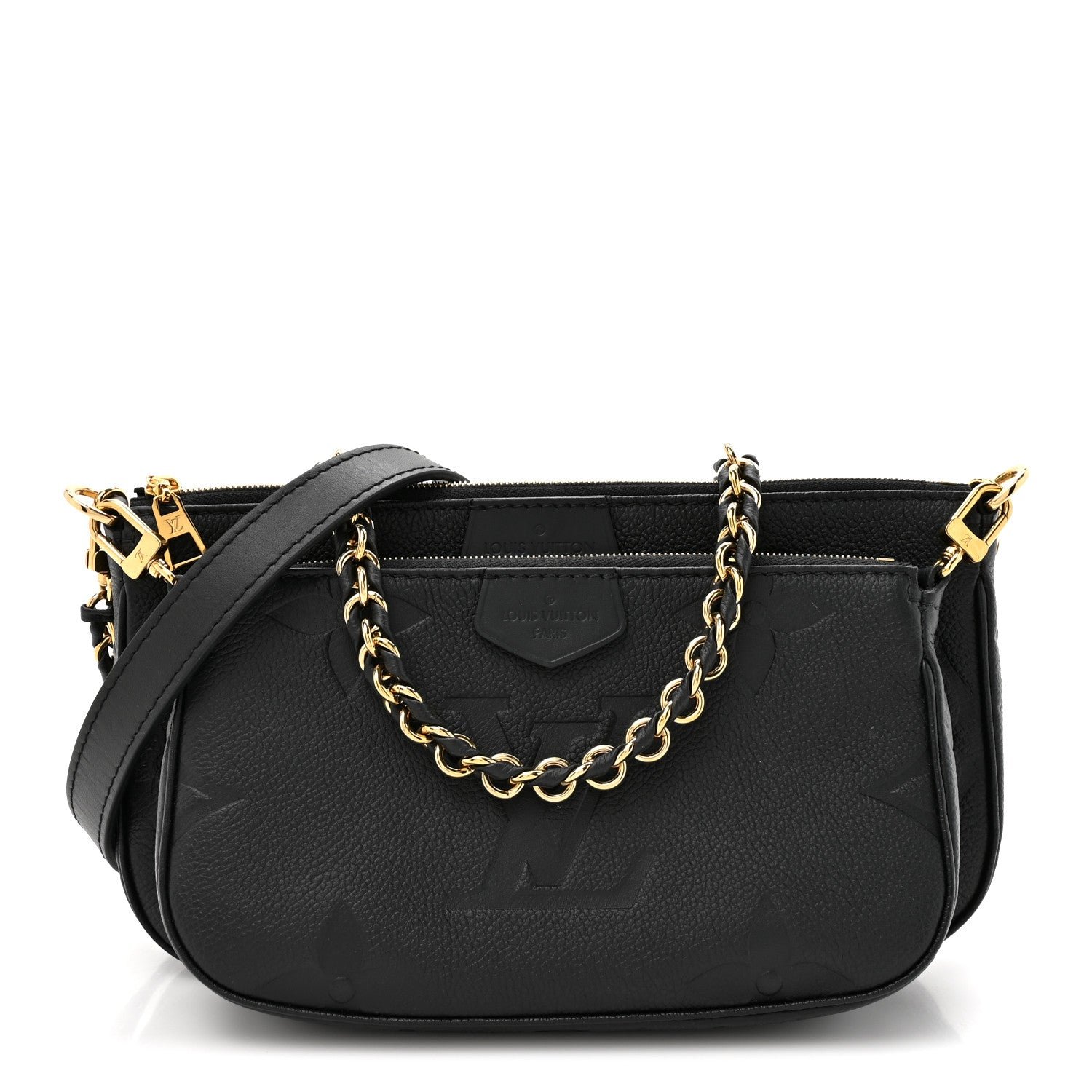 Louis Vuitton Empreinte Monogram Giant Multi Pochette Accessories Black
