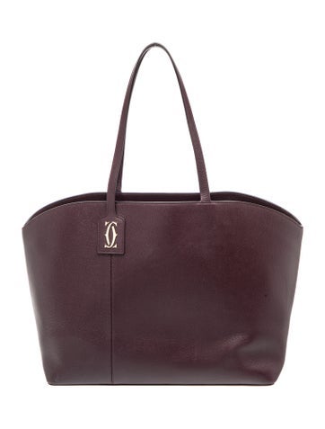 Cartier Leather C Tote