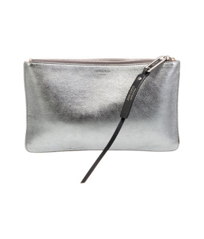 Jimmy Choo Choo Leather Clutch