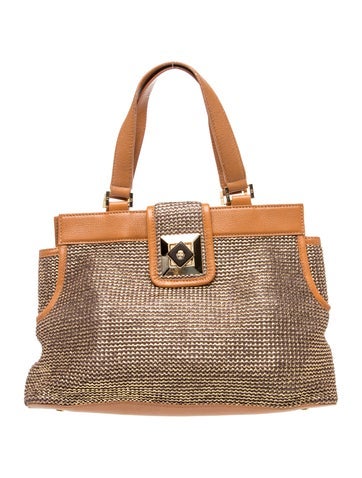 Leather Top Handle Bag