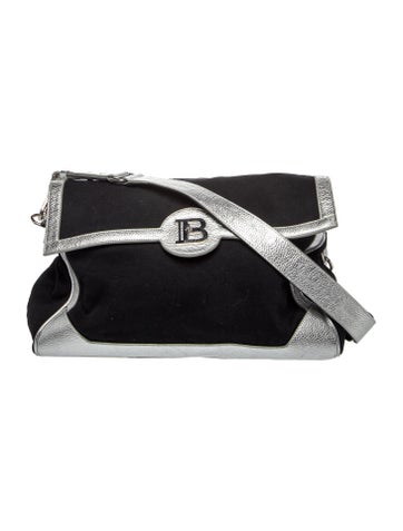 Balmain Canvas Shoulder Bag