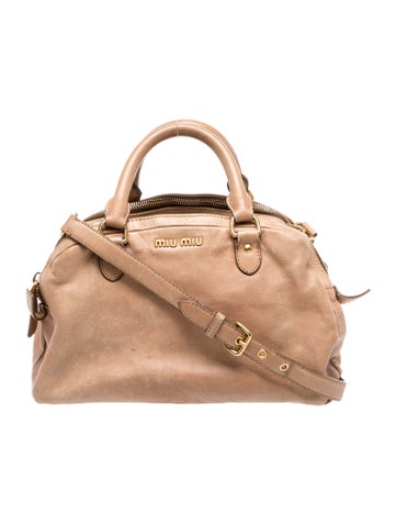 Leather Top Handle Bag