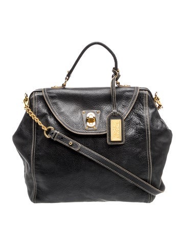 Leather Top Handle Bag