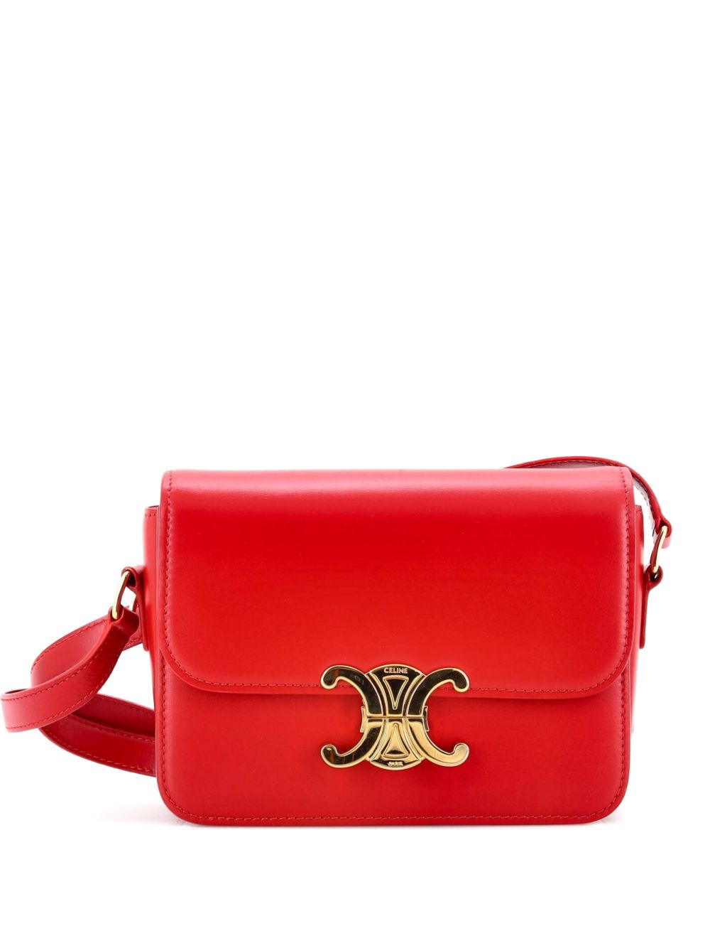 Triomphe Shoulder Bag Smooth Calfskin Teen crossbody bag