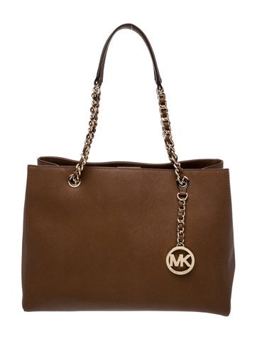 Michael Kors Saffiano Leather Shoulder Bag