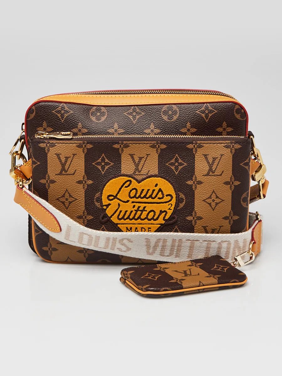 Louis Vuitton x Nigo Monogram Reverse Canvas Stripes Trio Messenger
