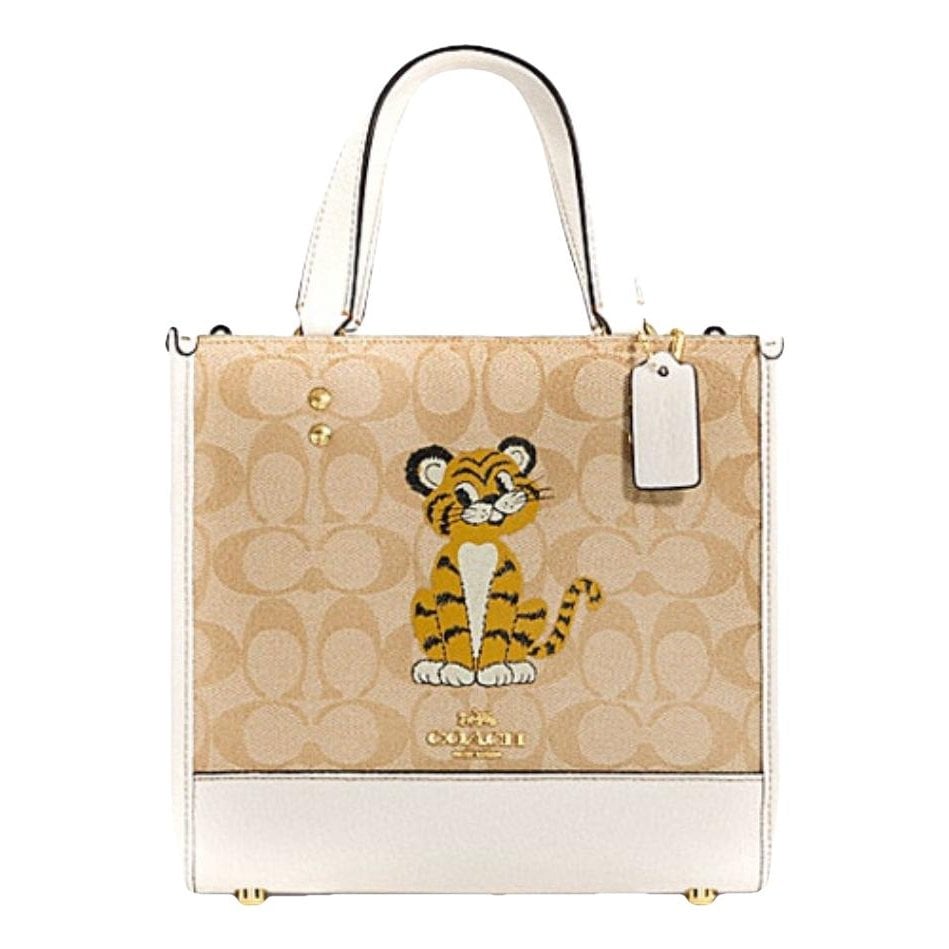 Leather tote