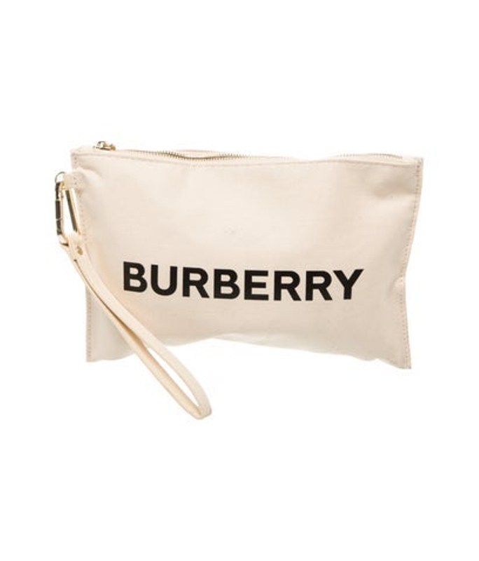 Burberry Canvas Clutch