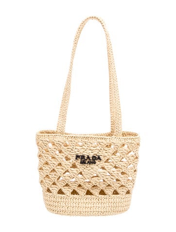 Prada Raffia Shoulder Bag